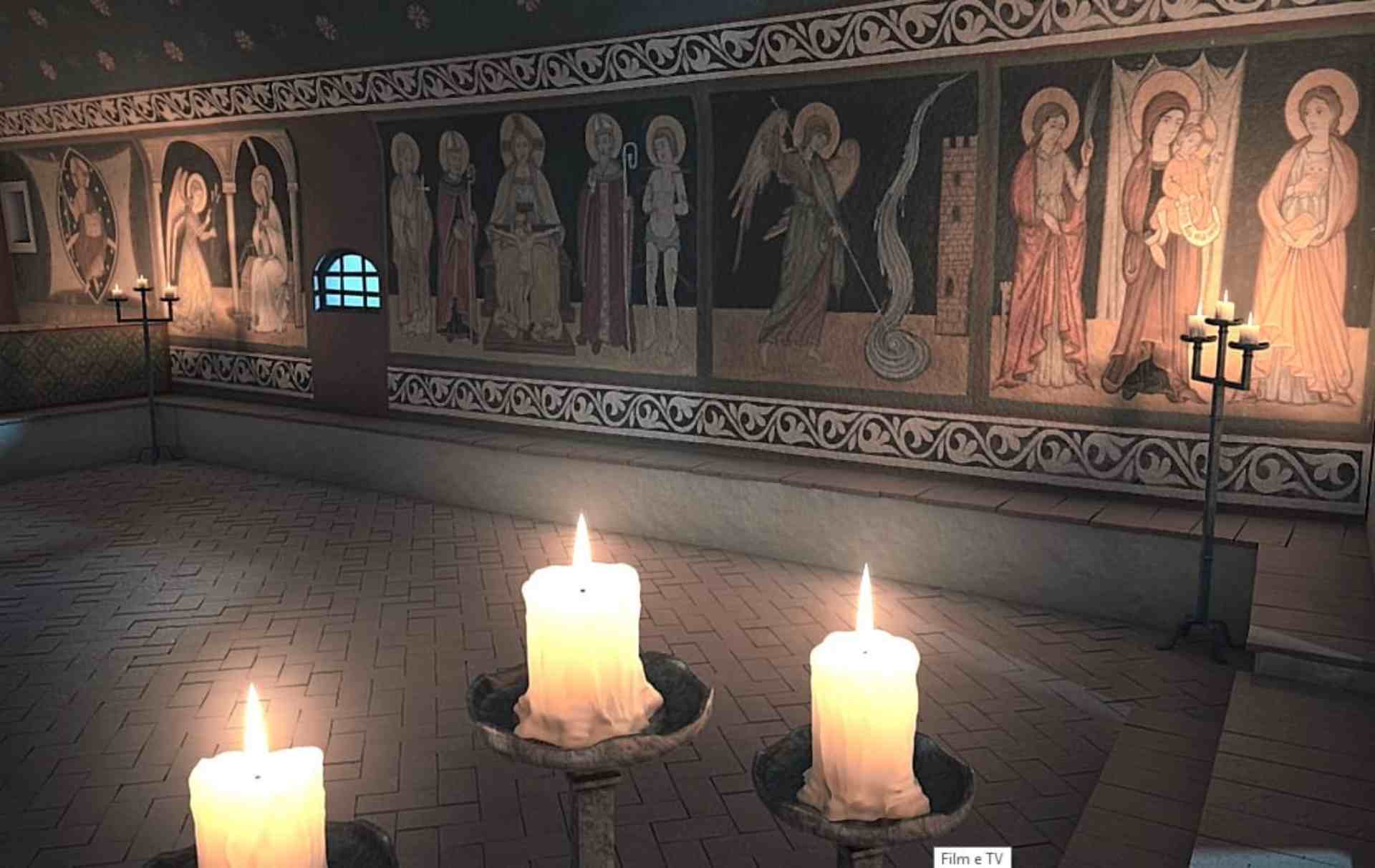 Ricostruzione virtuale di Santa Maria della Rupe, Narni Sotterranea