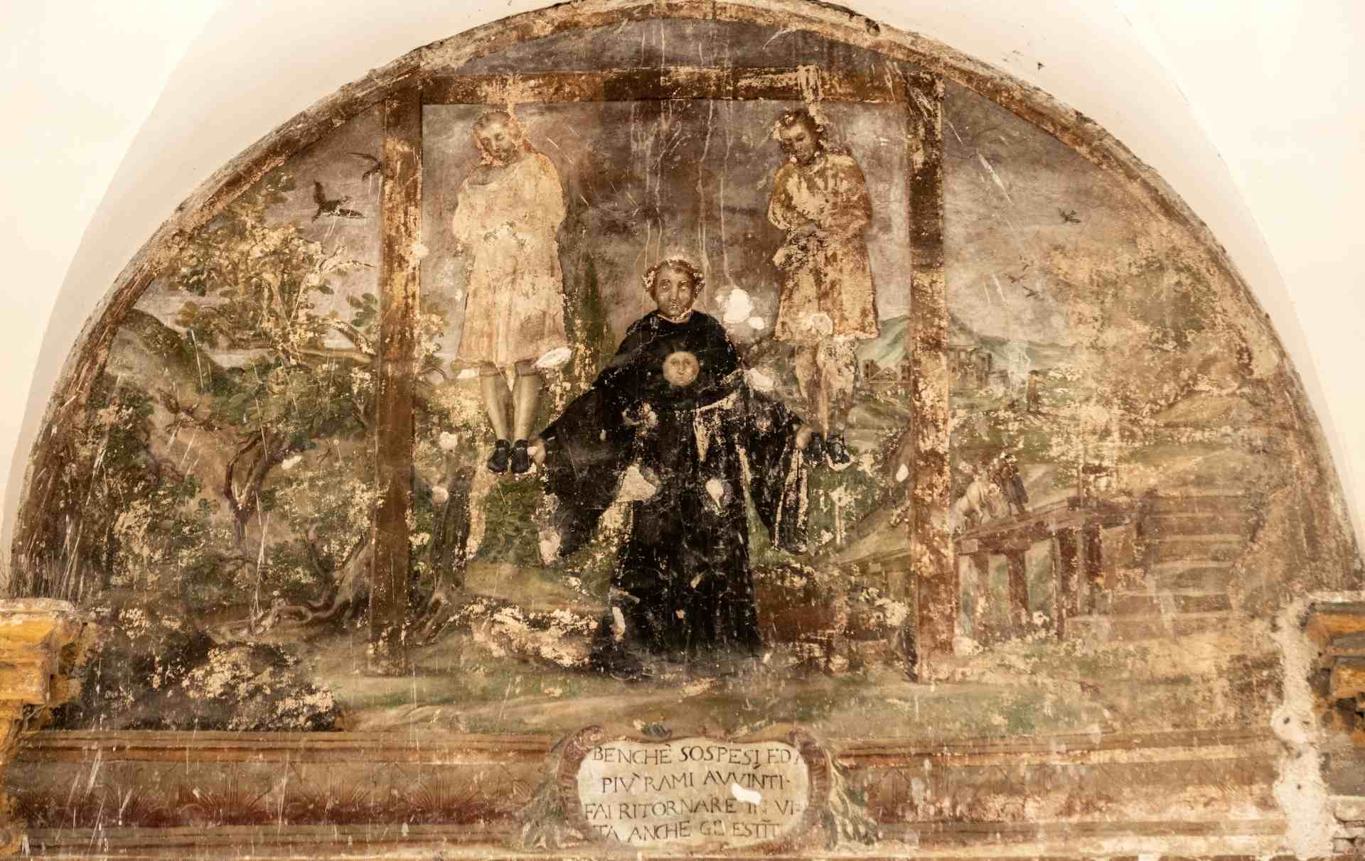 Affresco del Chiostro del Monastero di Sant'Agostino a Narni
