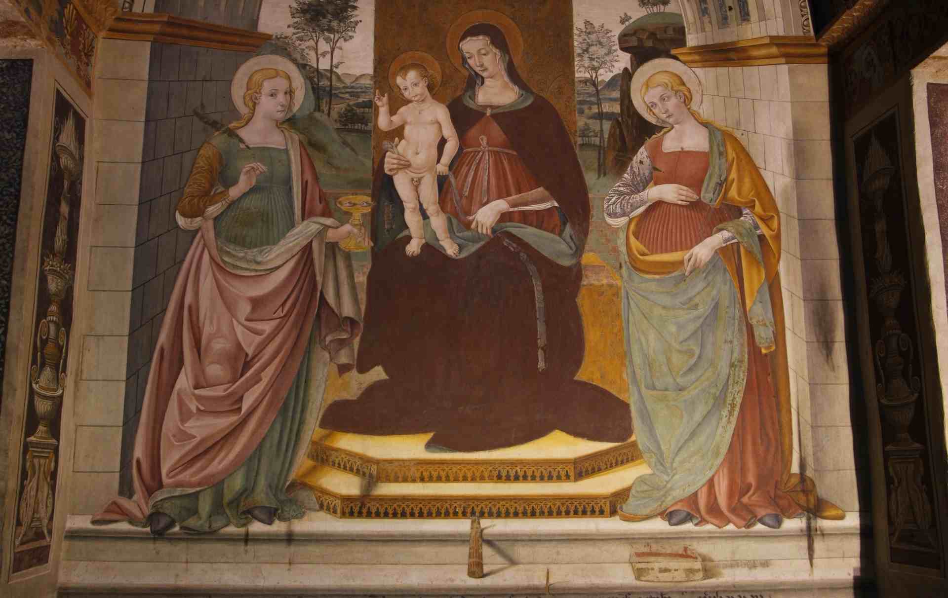 Dipinto di Piermatteo di Amelia nella Chiesa di Sant'Agostino di Narni