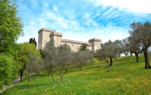 Veduta della Rocca Albornoz di Narni