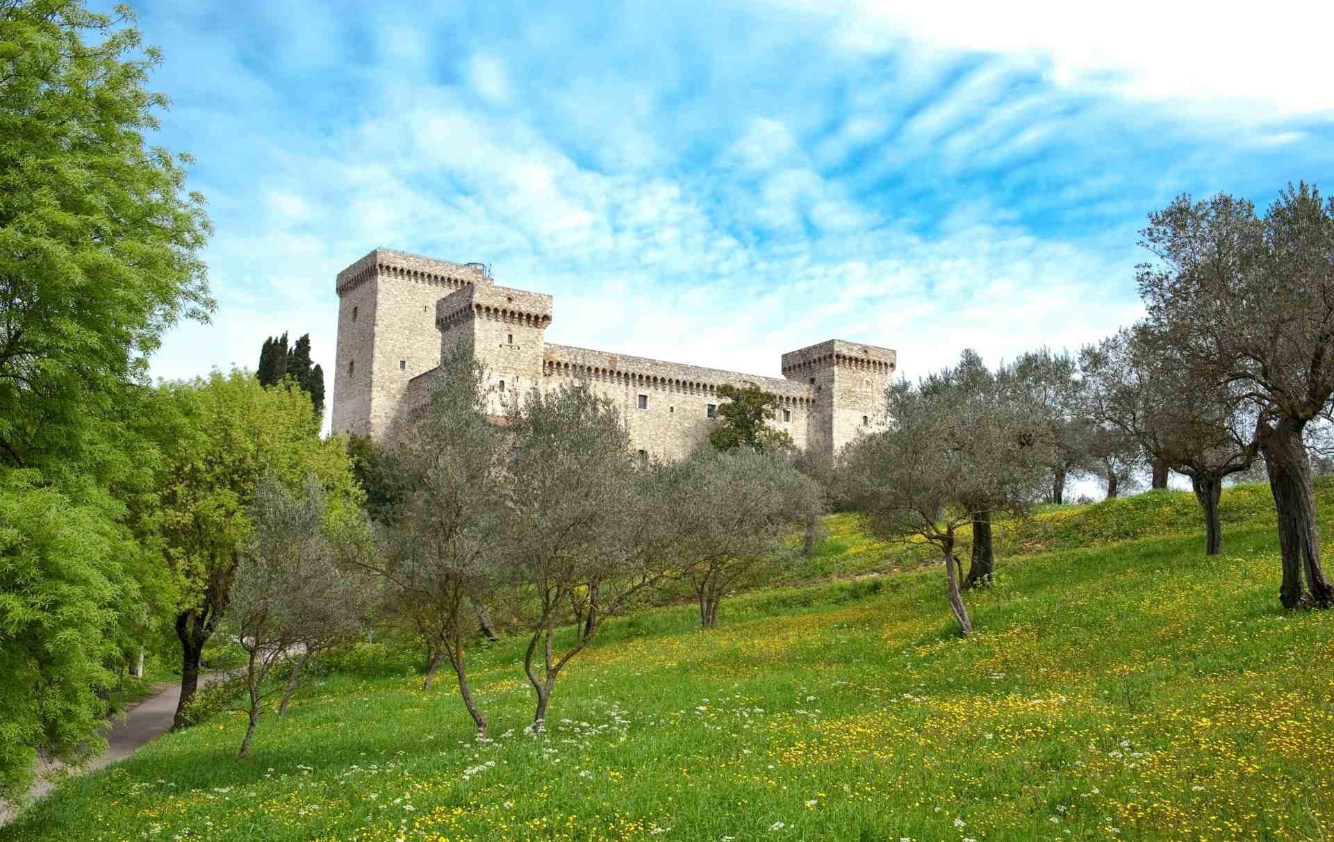 Veduta della Rocca Albornoz di Narni