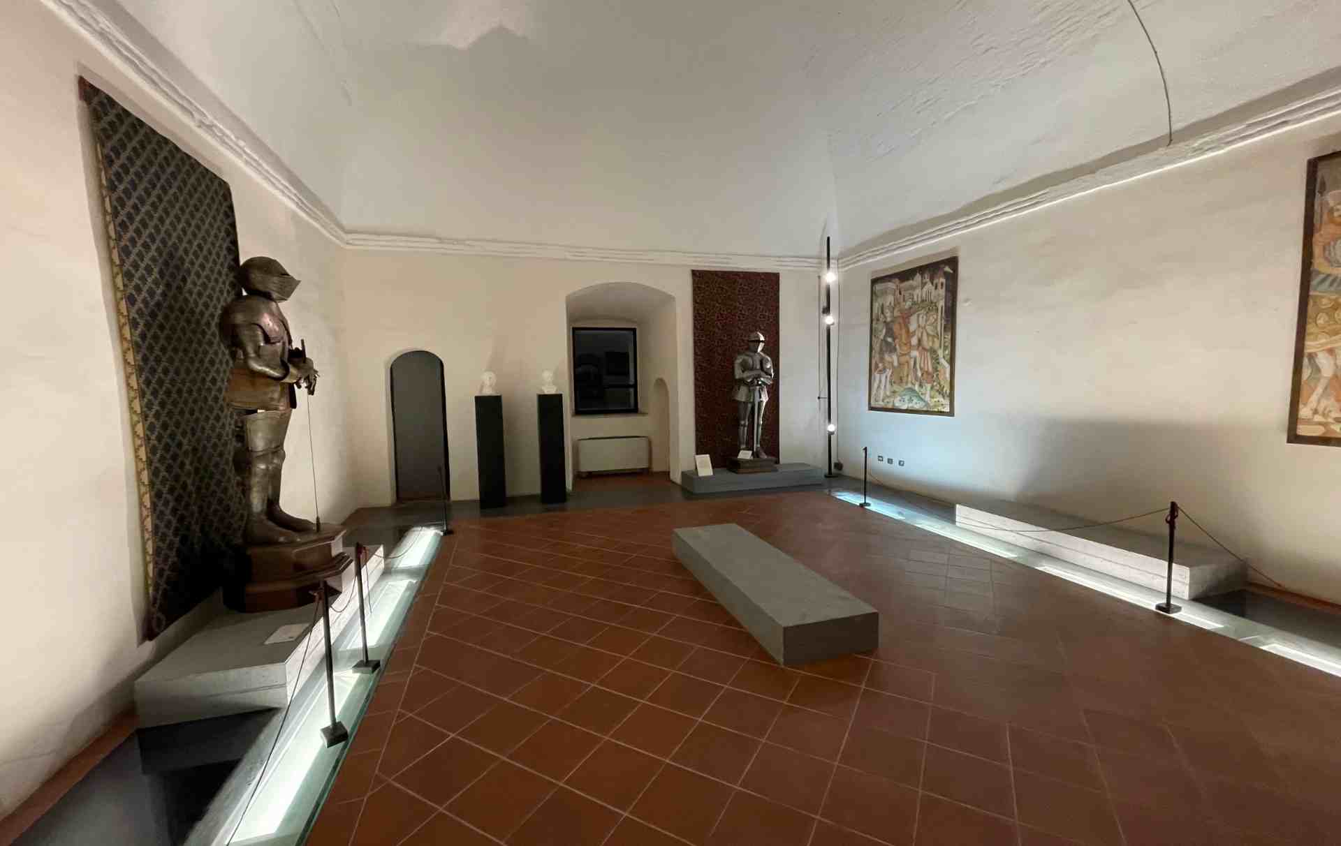 Sala interna della Rocca Albornoz di Narni