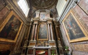 Cappella della Beata Lucia con le tele del Trevisani nella Cattedrale di San Giovenale a Narni