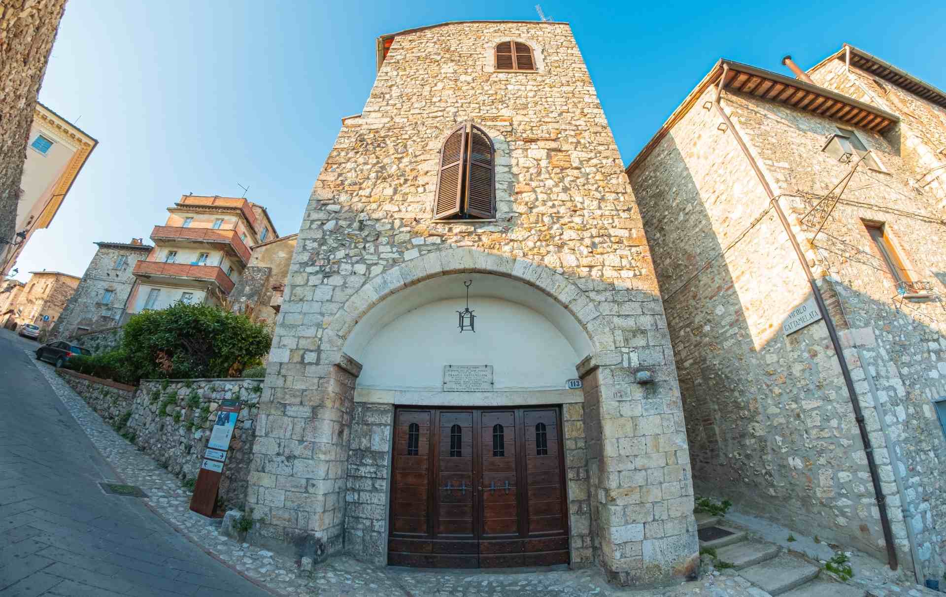 Fronte della casa natale di Erasmo il Gattamelata da Narni