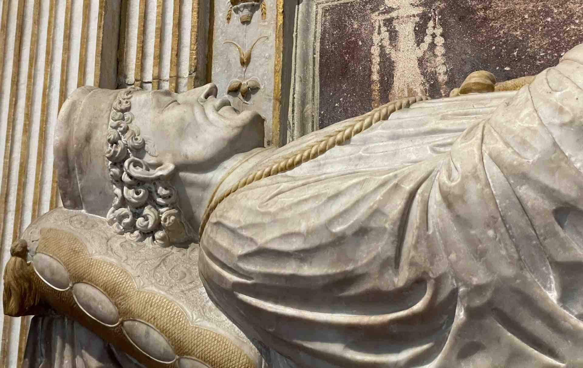 Particolare della Tomba del senatore Pietro Cesi nella Cattedrale di Narni