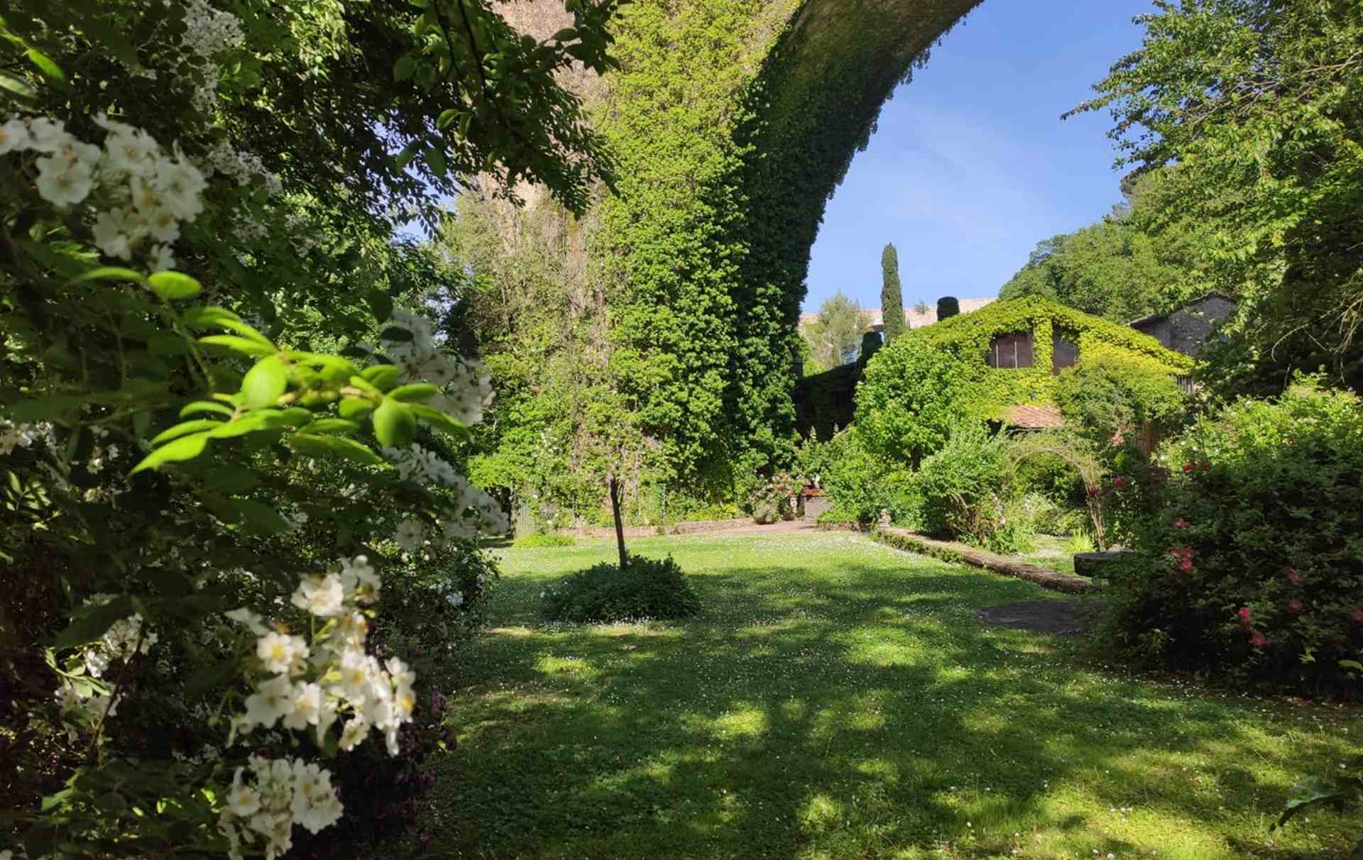 Veduta del Mulino dei Marchesi Eroli, del Giardino e parte del ponte sulla via Flaminia a Narni