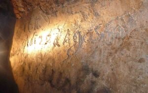 Epigrafe all'interno dell'Acquedotto della Formina di Narni