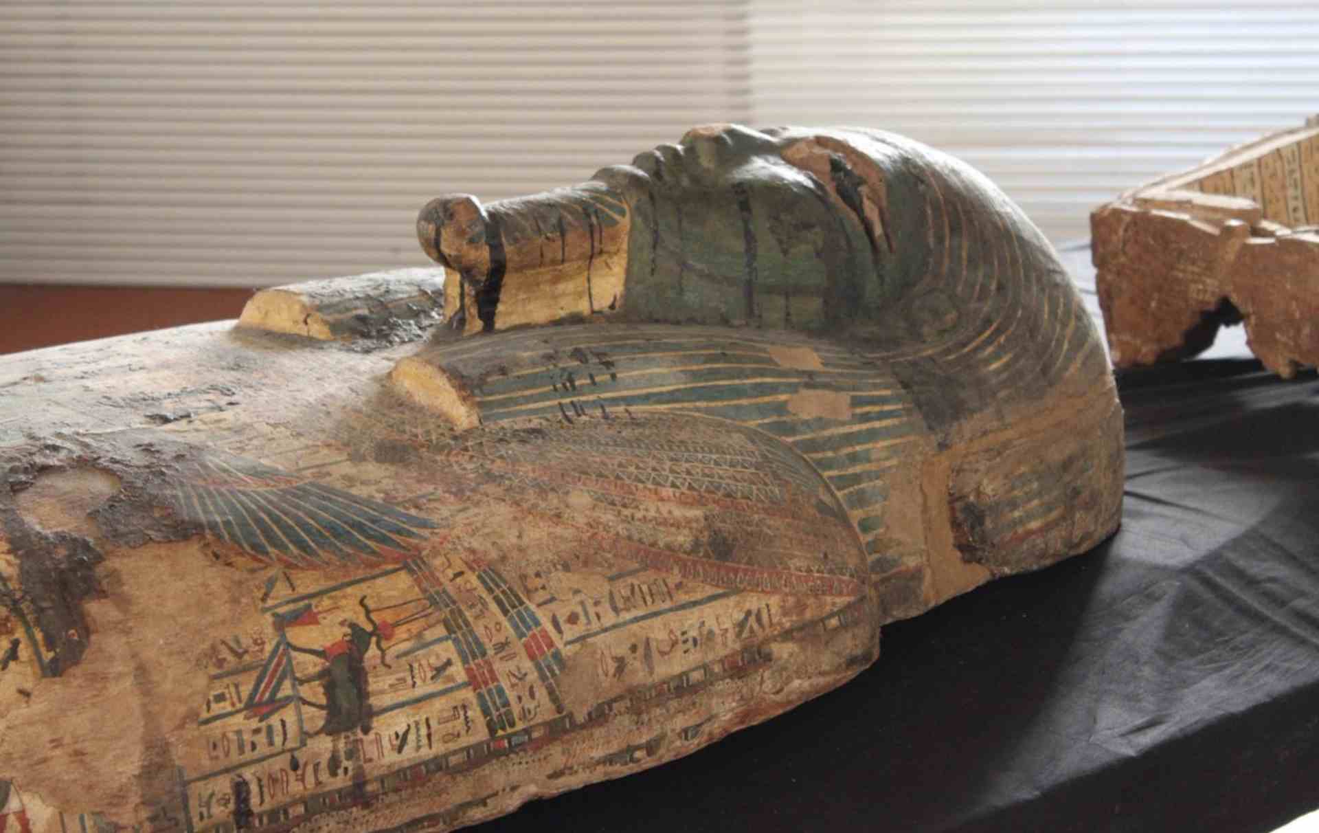La mummia egizia nel museo di Narni in Palazzo Eroli