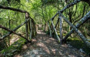 Passaggio sopra il Ponte Cardona dell'Acquedotto della Formina a Narni