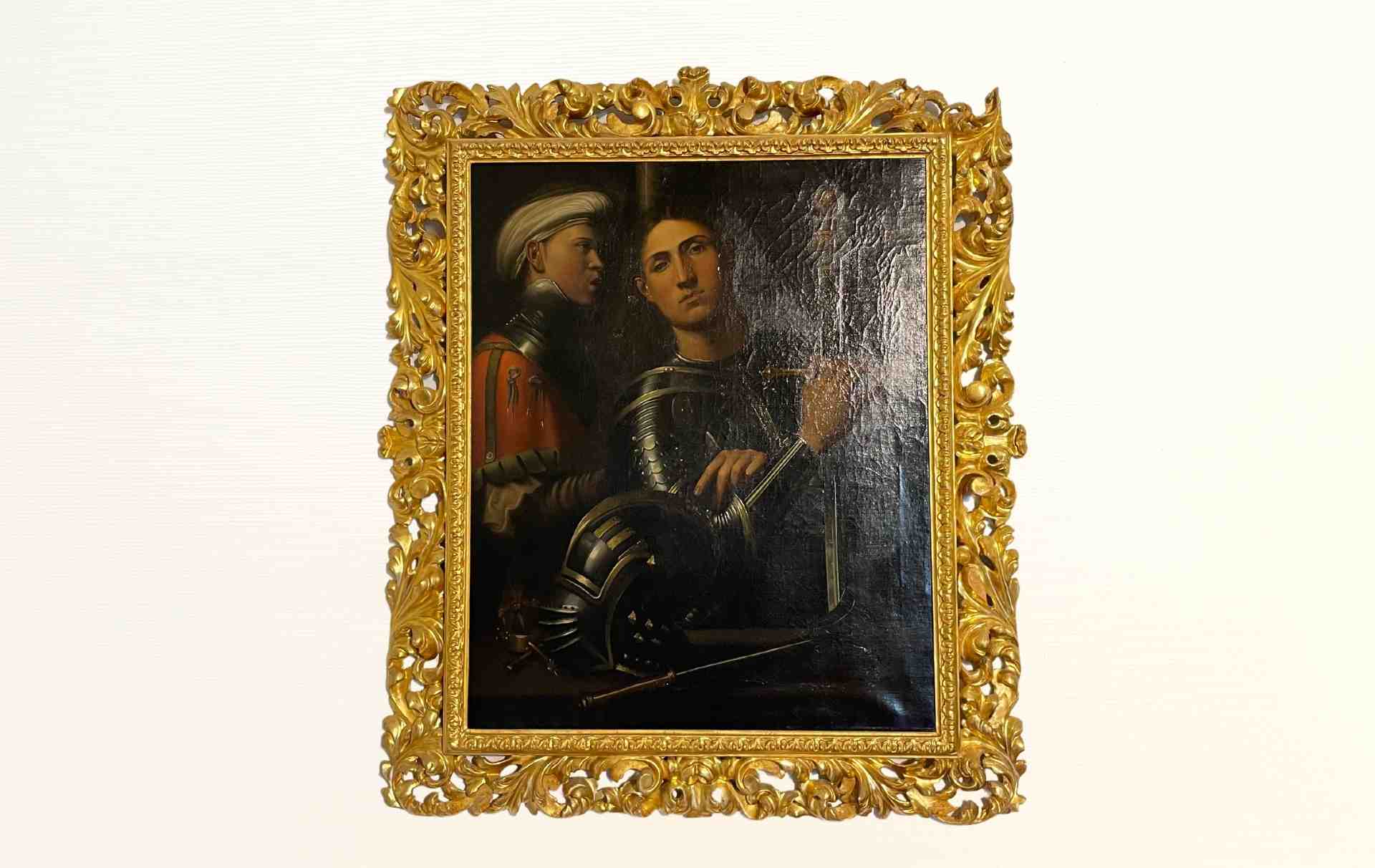 Ritratto di Erasmo da Narni nella sala a lui dedicata nel Palazzo Eroli a Narni