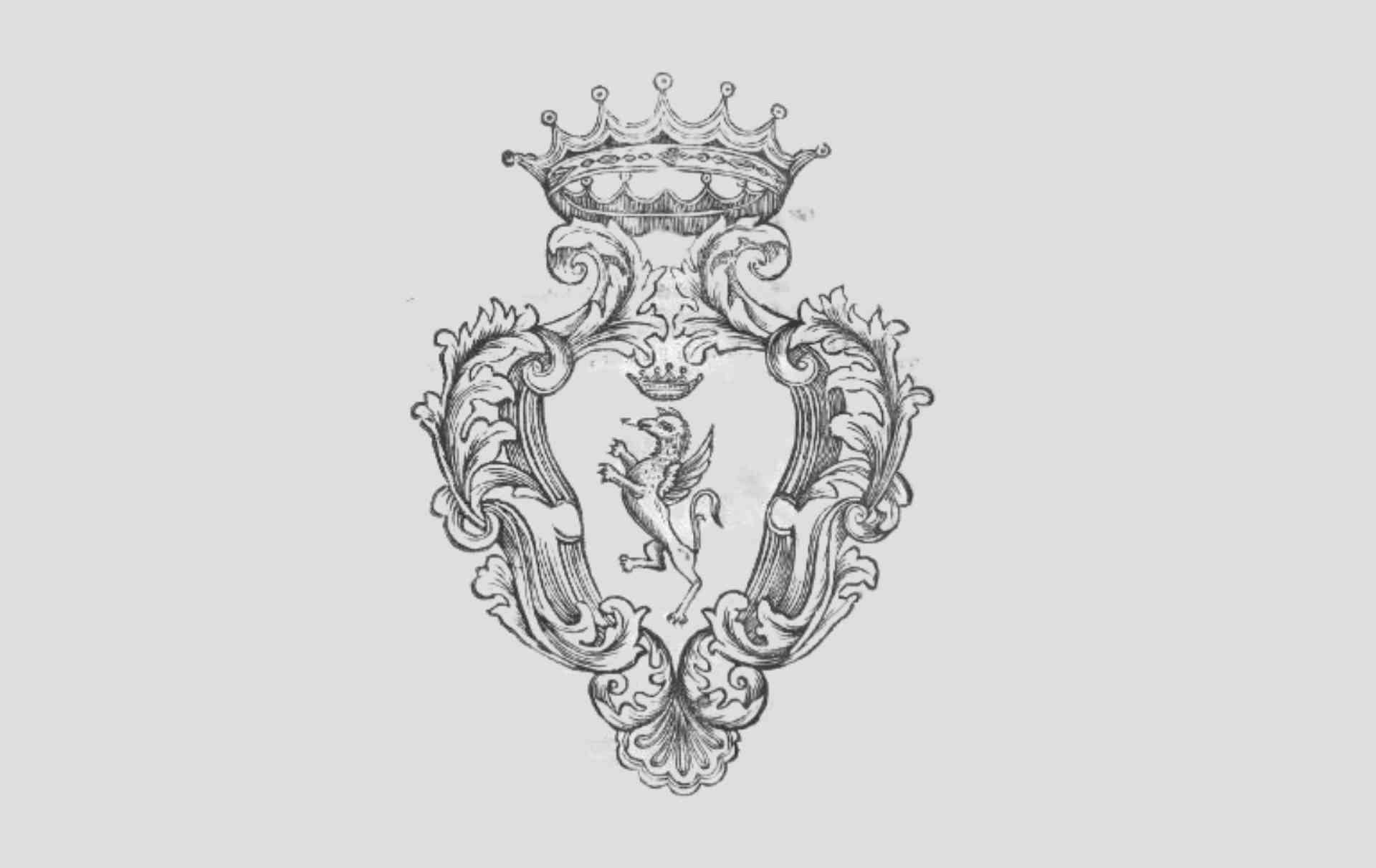 Stemma del Grifone di Narni nella copertina dell'antico statuto