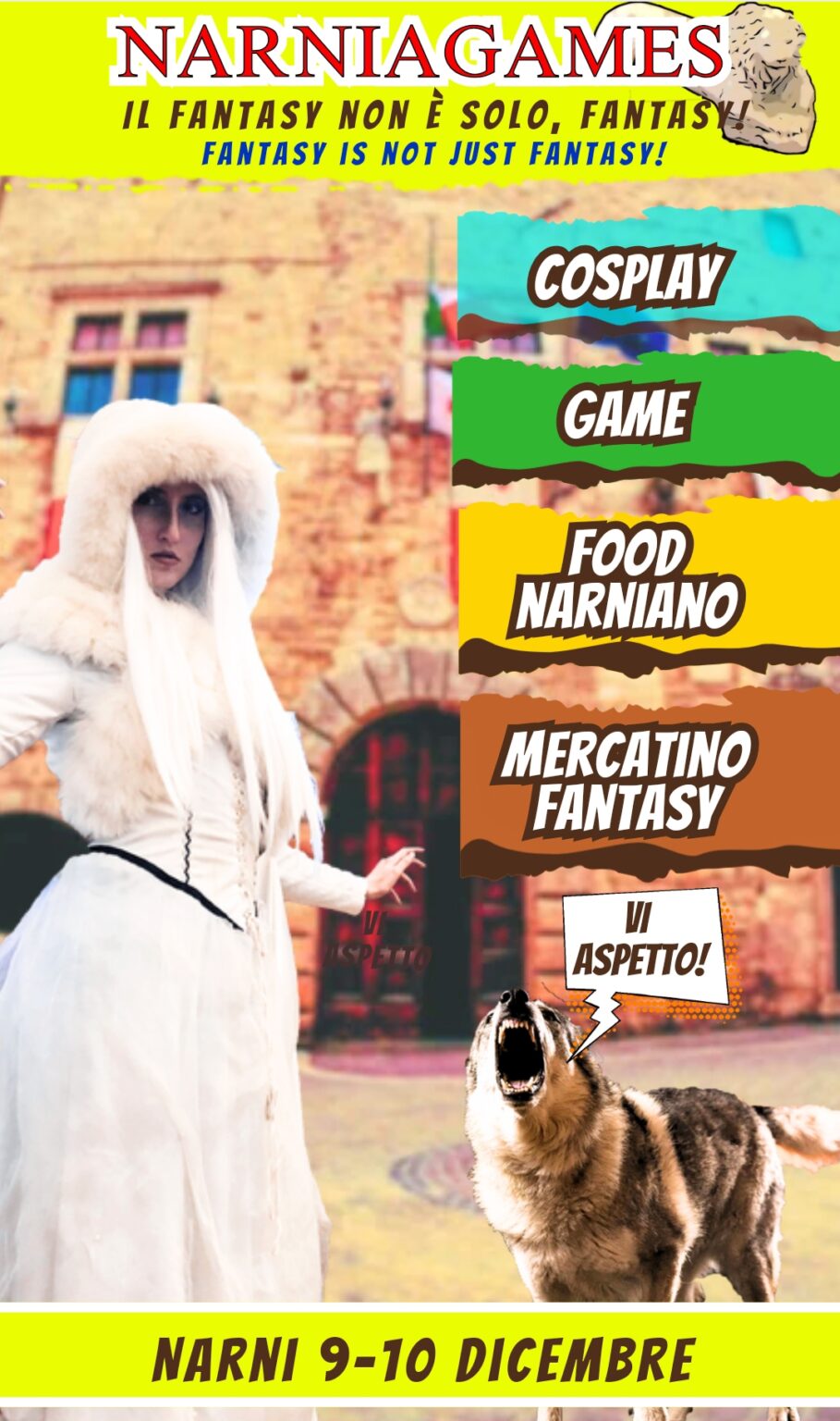 Narniagames un gioco fantasy che trasforma la città