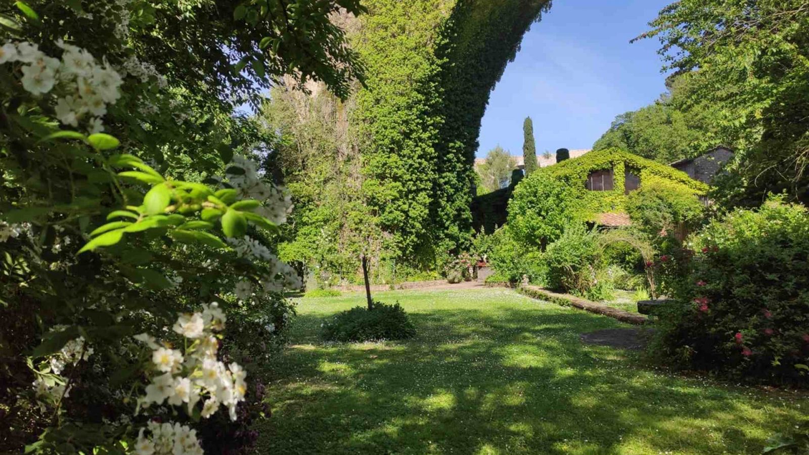 Veduta del Mulino dei Marchesi Eroli, del Giardino e parte del ponte sulla via Flaminia a Narni