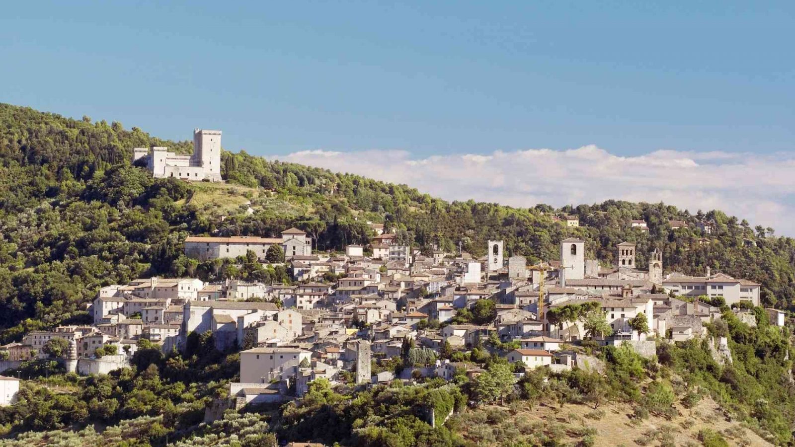 Panorama della città di Narni in Umbria