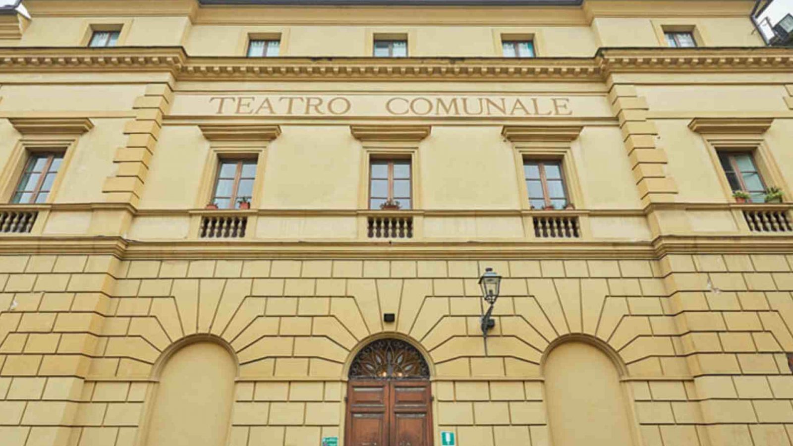 La facciata del Teatro Comunale Giuseppe Manini di Narni