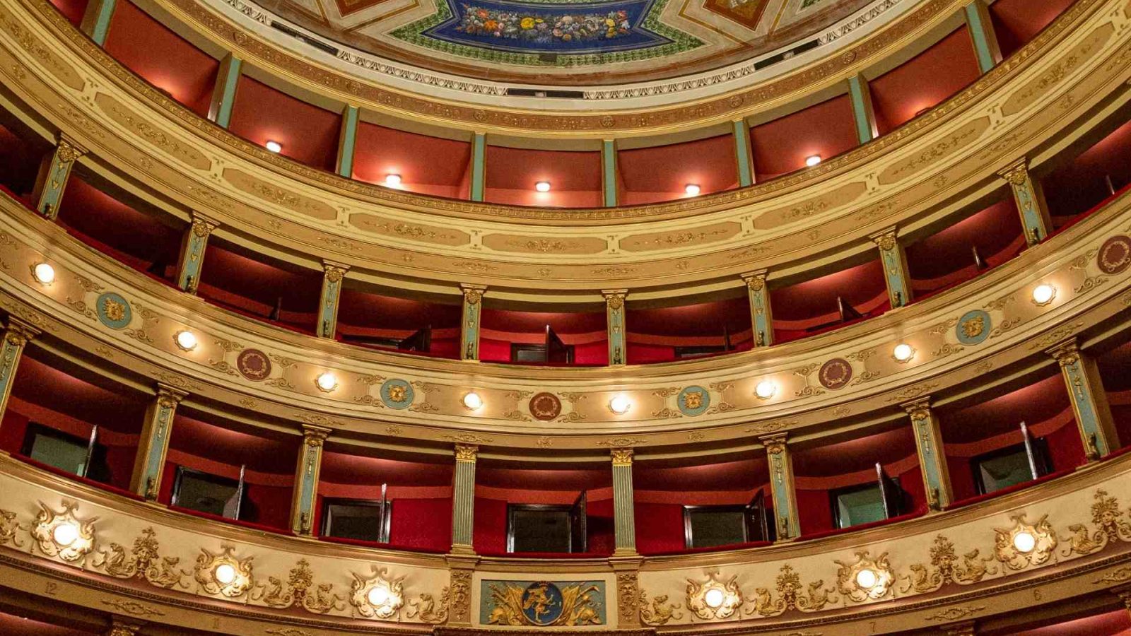 I palchetti del Teatro Comunale Giuseppe Manini di Narni