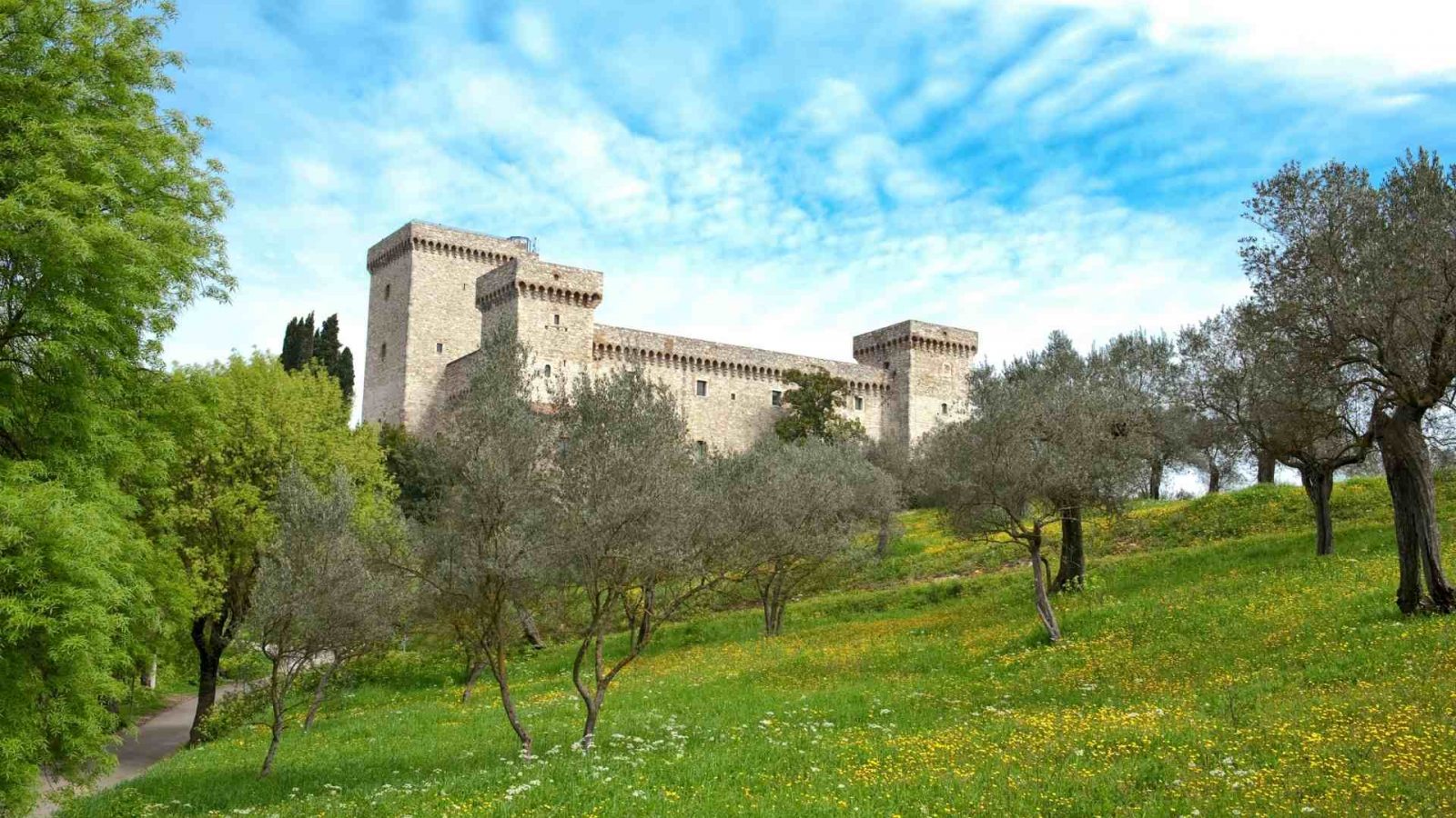 Veduta della Rocca Albornoz di Narni